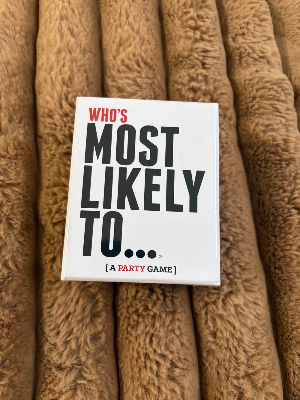 Who's Most Likely To... Party Game — White